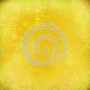 Lemon yellow grunge scratched background