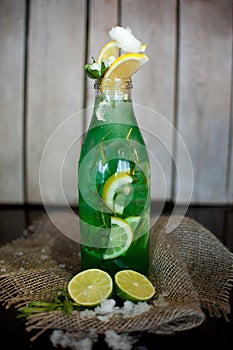 lemonade with pear lemon tarragon ice
