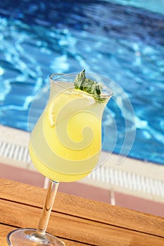 Lemonade by the pool