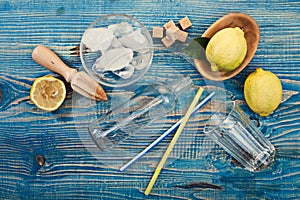 Lemonade preparation, photo