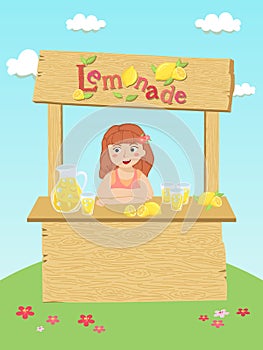 Lemonade Stand Girl