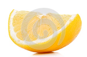 lemonds on the white ground