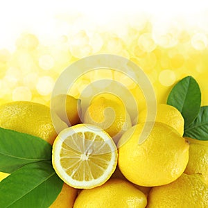 Lemons background