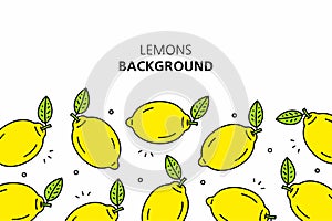 Lemons background