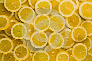 Lemons cuted background