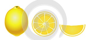 Lemons isolated (simple)