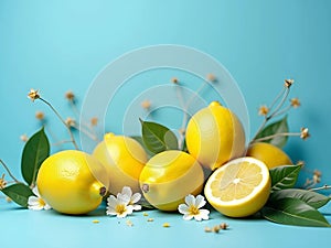 lemons and leaves