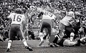 Len Dawson #16 and Otis Taylor #89, Kansas City Chiefs