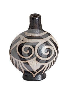 Lenca Blackware Vase photo