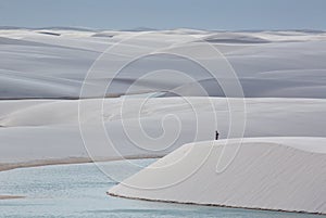 Lencois Maranhenses national park in Brazil.