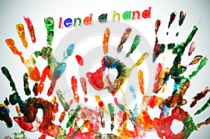 Lend a hand photo