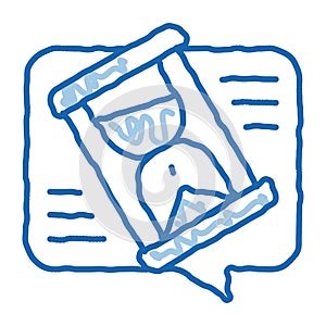 Lengthy Negotiations doodle icon hand drawn illustration