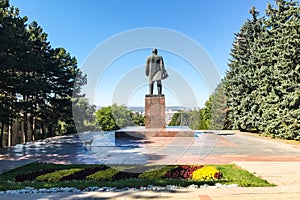 Lenin monument in Pyatigorsk city