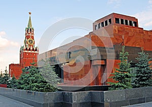 Lenin's mausoleum on the Red Square