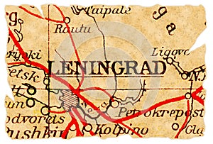 Leningrad old map