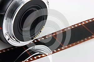Lens film strip