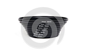 Lens filter ring adapters