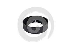 Lens hood on a white background. There is a place for text