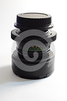 The lens that lies on a light background.