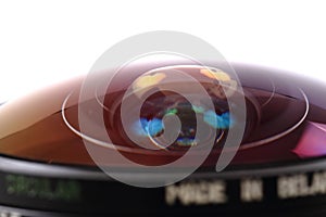 Lens of photo camera (objective)