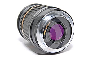 Lens on white background