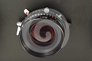 Lens For 4x5 View Camera On Lens Board photo