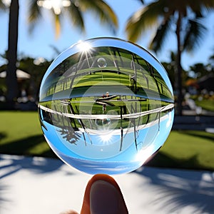 Lensball fotografie, AI-Generatet