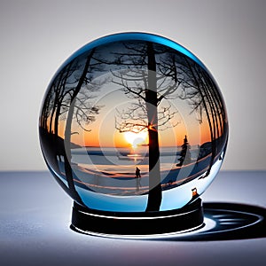 Lensball fotografie, AI-Generatet photo