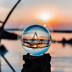 Lensball fotografie, AI-Generatet photo