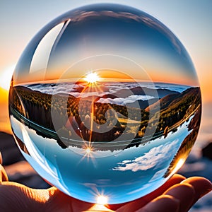 Lensball fotografie, AI-Generatet photo