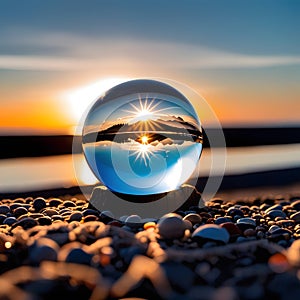 Lensball fotografie, AI-Generatet photo