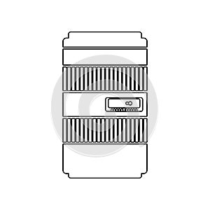 Lenses icon. Element of Equipment photography for mobile concept and web apps icon. Outline, thin line icon for website design and