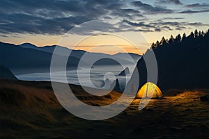 A lensman explores Oregon Coast, seeking picturesque moments to capture