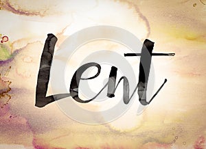 Lent Concept Watercolor Theme