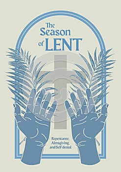 Lent Season, Holy Week and Good Friday Concepts