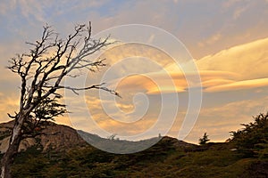 Lenticular Clouds in Parque Nacional Los Glaciares photo