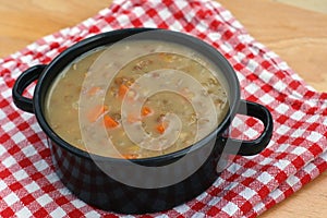 Lentil (Lens culinaris) stew