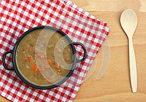 Lentil (Lens culinaris) stew