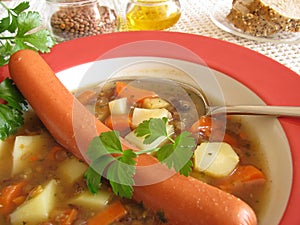 Lentil soup