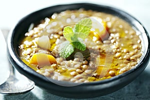 Lentil soup photo