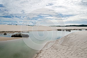 LenÃÂ§ÃÂ³is Maranhenses National Park in Brazil photo