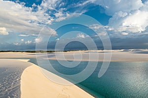 LenÃÂ§ÃÂ³is Maranhenses National Park in Brazil photo