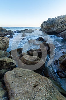 Leo Carrillo beach afternoon oceanscape.