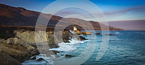 Leo Carrillo State Beach At Sunset