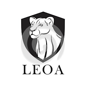 Leoa queen head animal leo princes