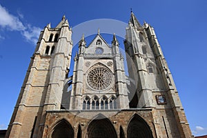 Leon Cathedral in Spain