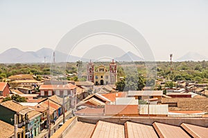 Leon, Nicaragua, Central America. Aerial panoramic view