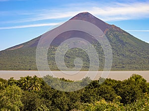 Momotombo volcano seen from Leon Viejo, Nicaragua photo