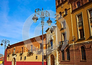 Leon Obispado facade in Plaza Regla square Spain photo