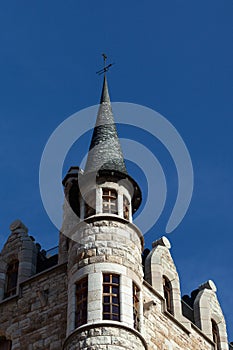 Tower of Casa Botines, Leon, Spain